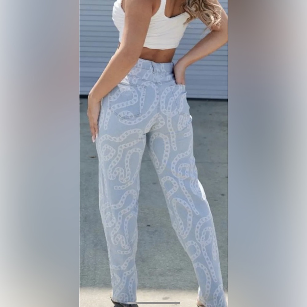 New Main Chain Straight Leg Jeans SZ 13. - Picture 4 of 6